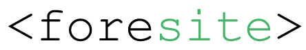 Foresite Web Design logo